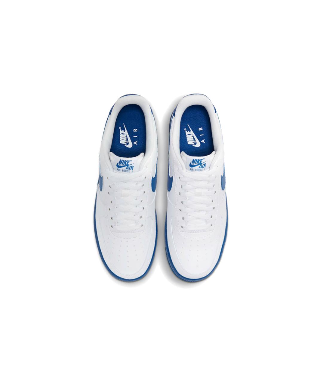 NIKE Белые кожаные низкие кроссовки / кеды, фото 4