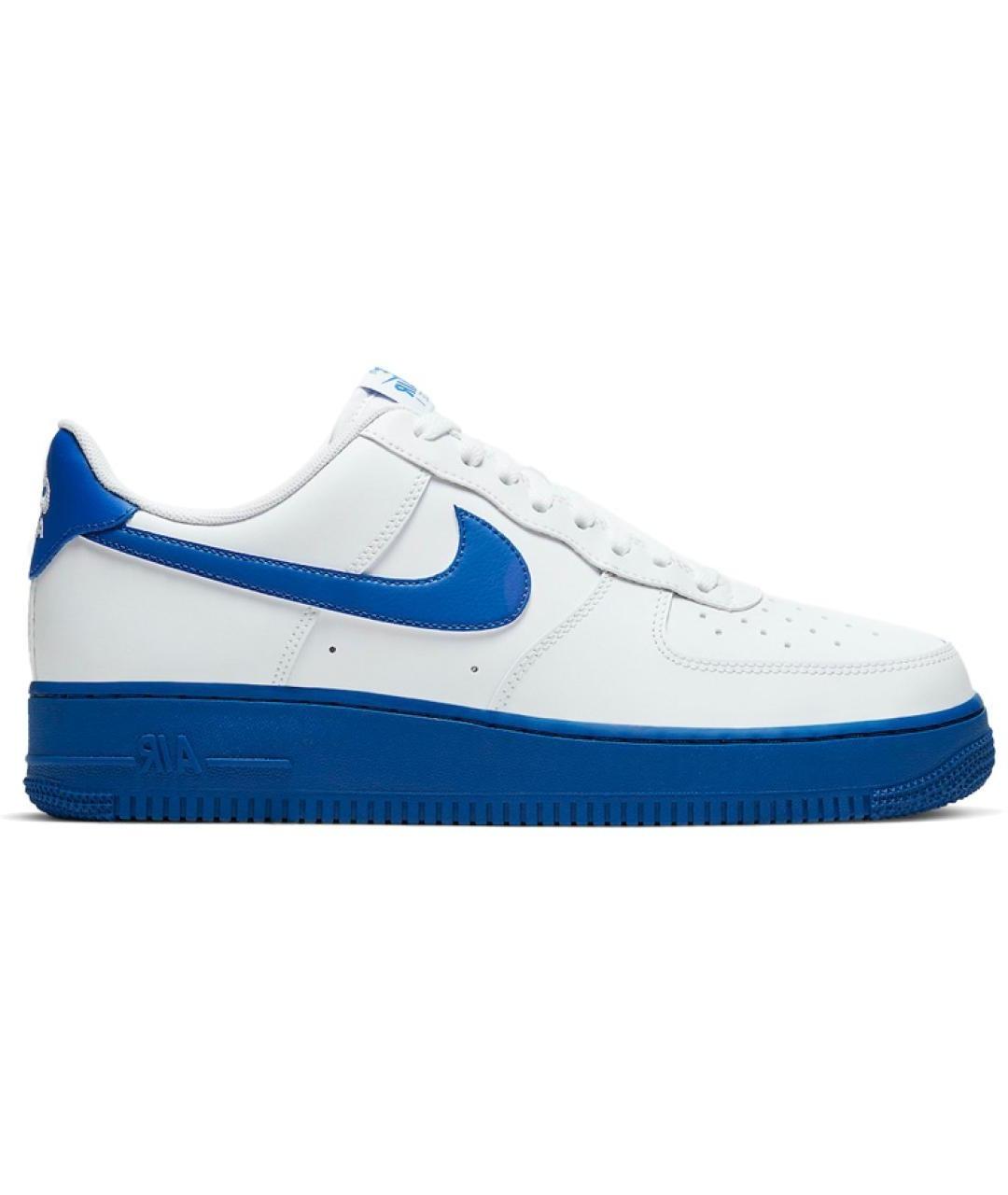 NIKE Белые кожаные низкие кроссовки / кеды, фото 1