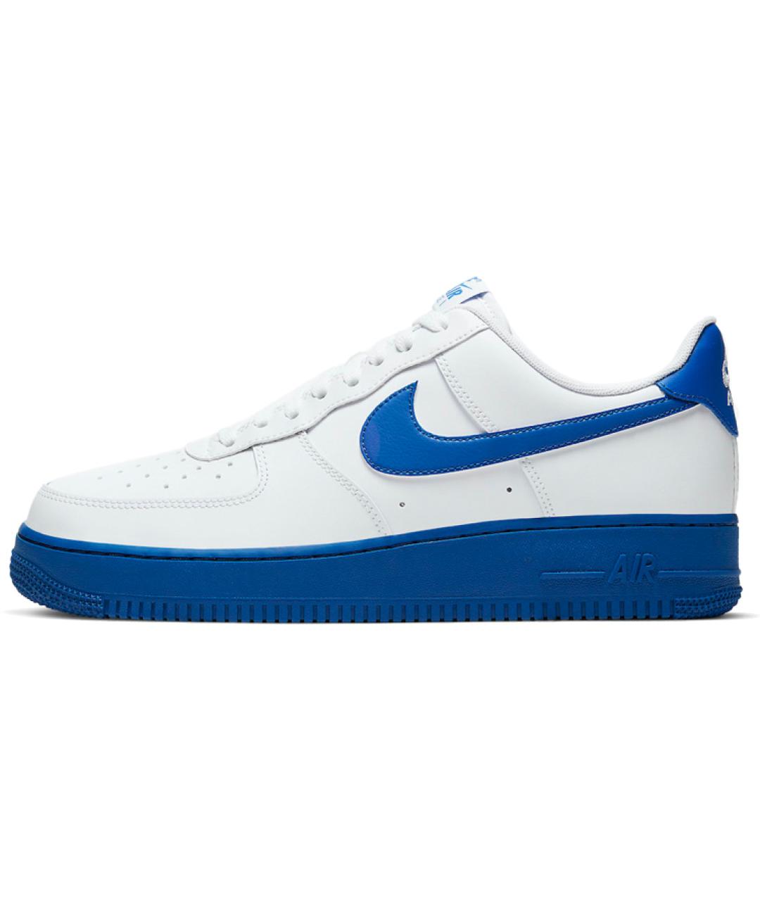 NIKE Белые кожаные низкие кроссовки / кеды, фото 2