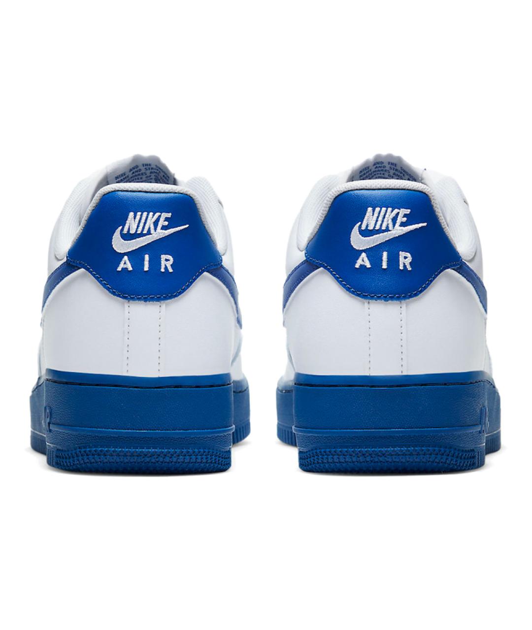 NIKE Белые кожаные низкие кроссовки / кеды, фото 5