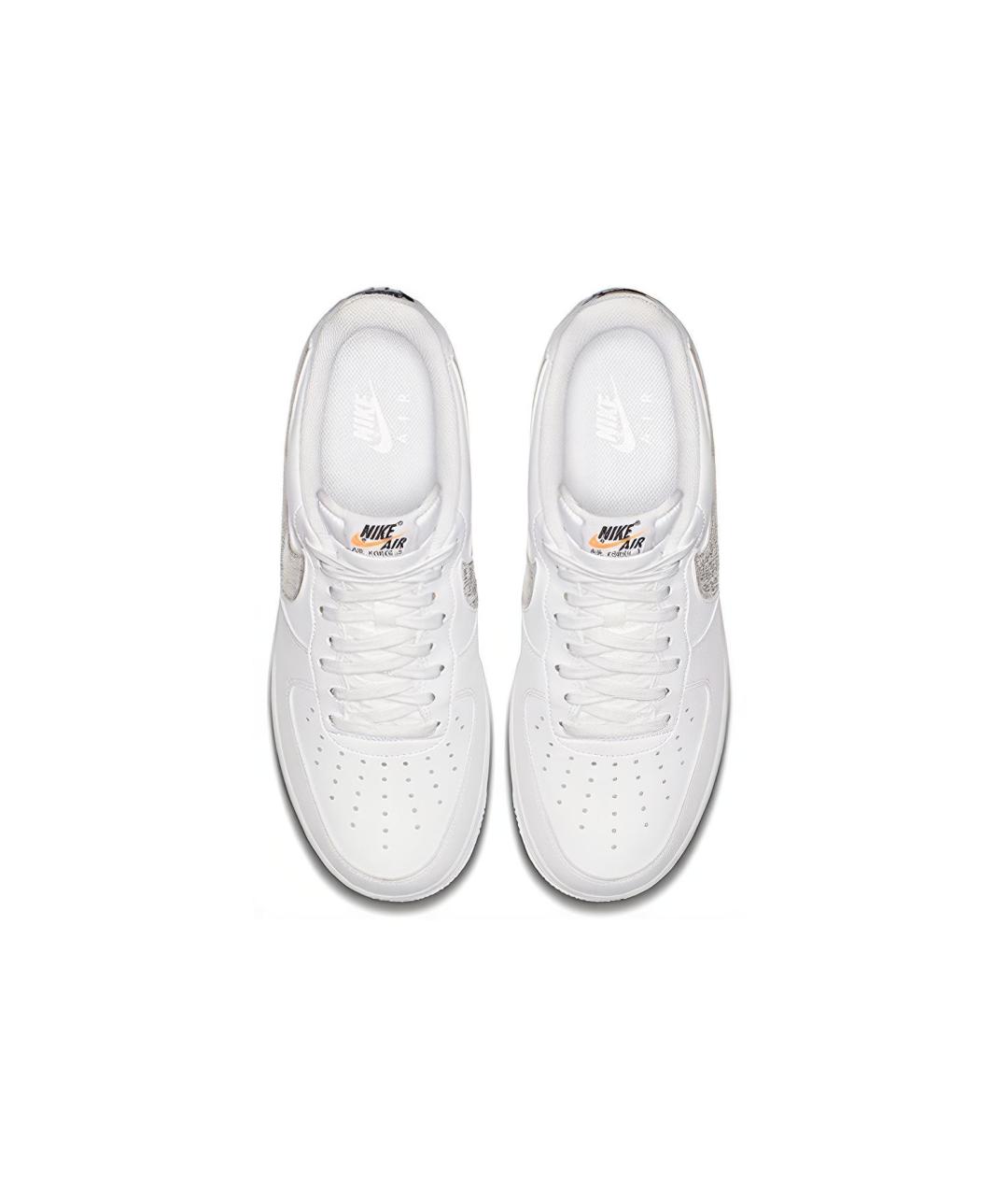 NIKE Белые кожаные кроссовки, фото 6