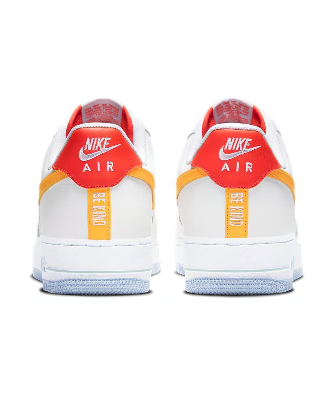 NIKE Белые кожаные низкие кроссовки / кеды, фото 6