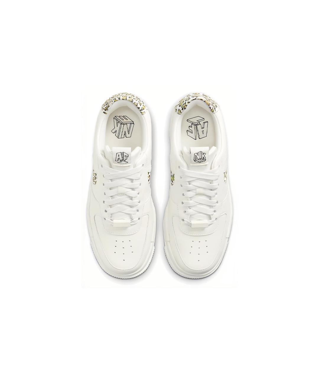 NIKE Белые кожаные кроссовки, фото 4