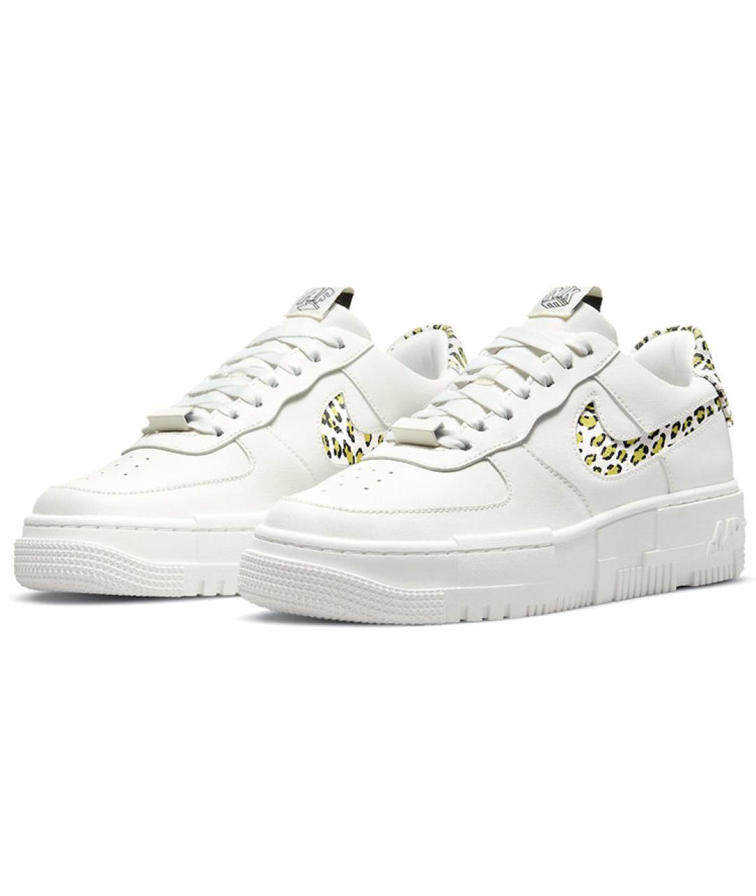 NIKE Белые кожаные кроссовки, фото 3