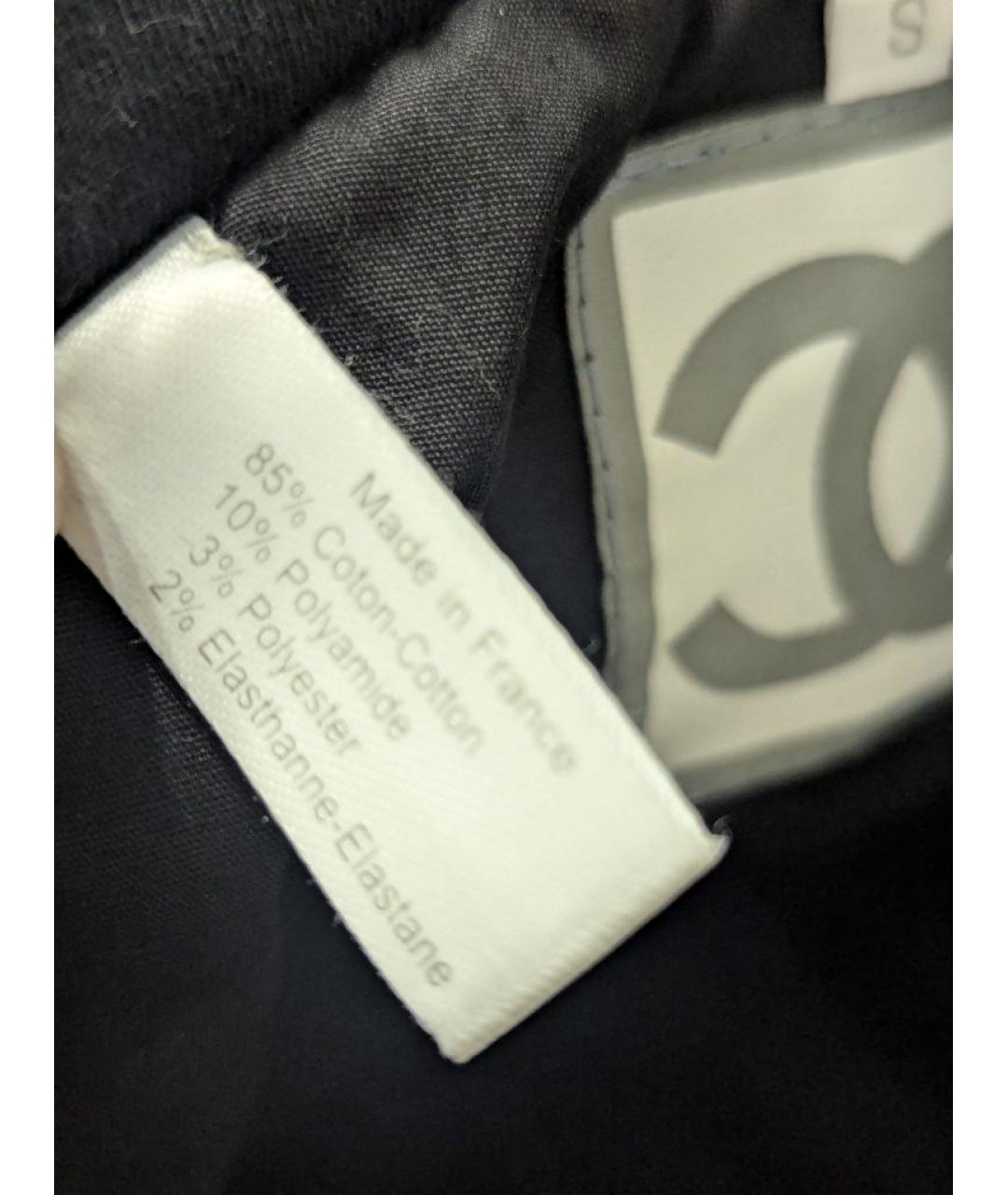 CHANEL Черная хлопковая панама, фото 9