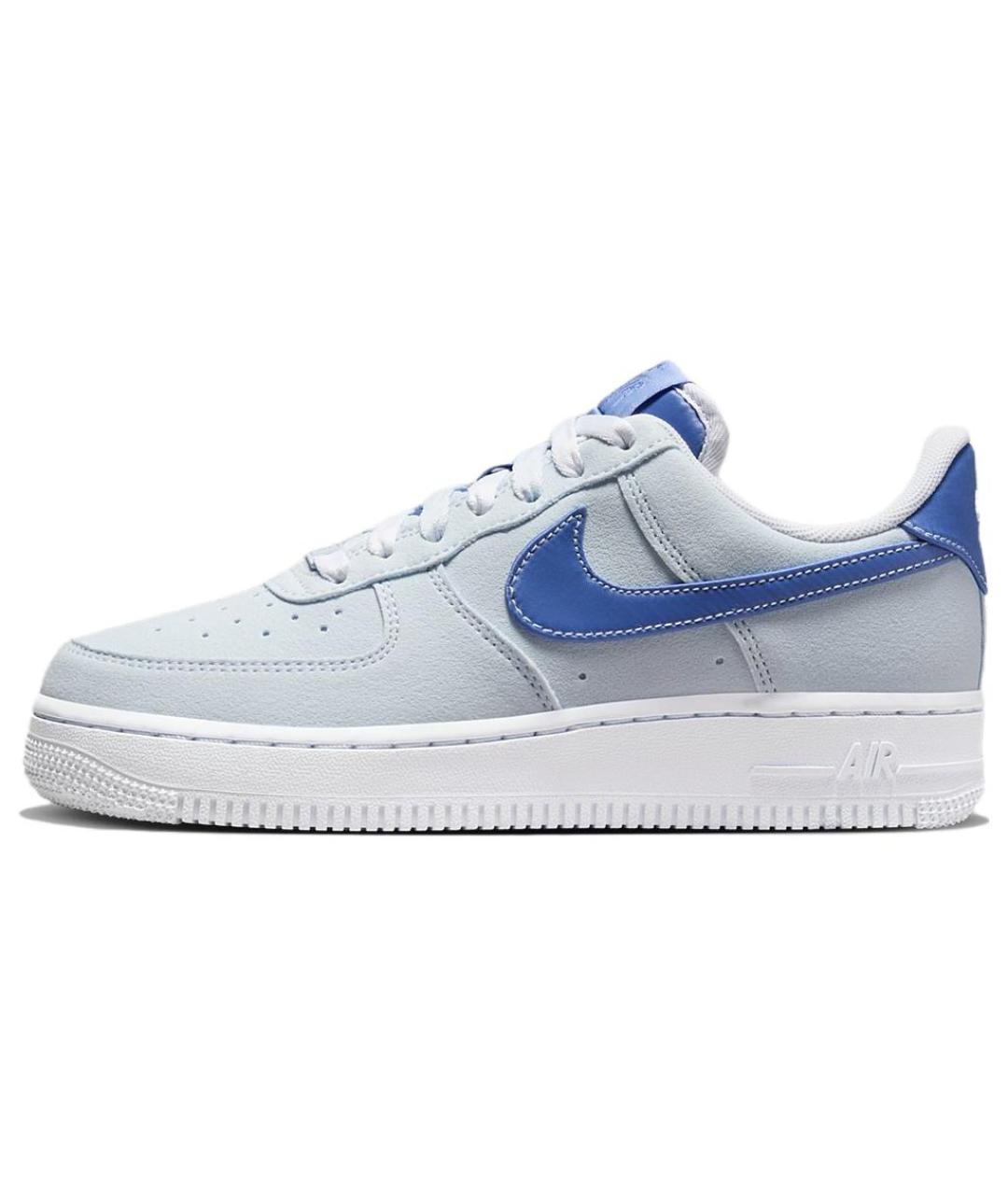 NIKE Синие кожаные кроссовки, фото 3