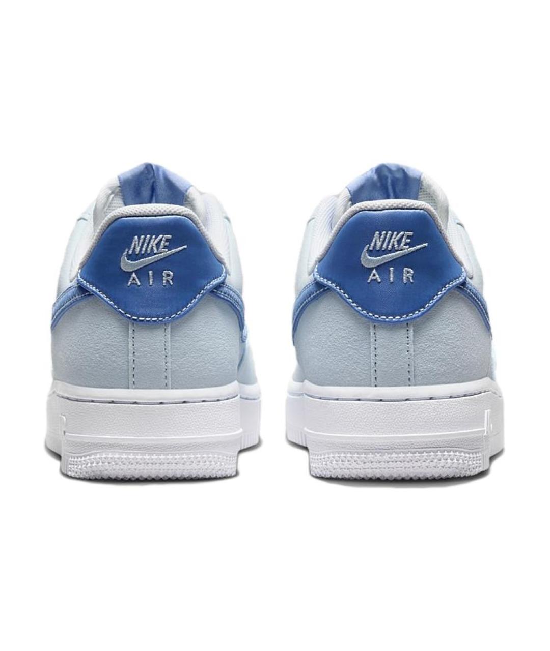 NIKE Синие кожаные кроссовки, фото 6