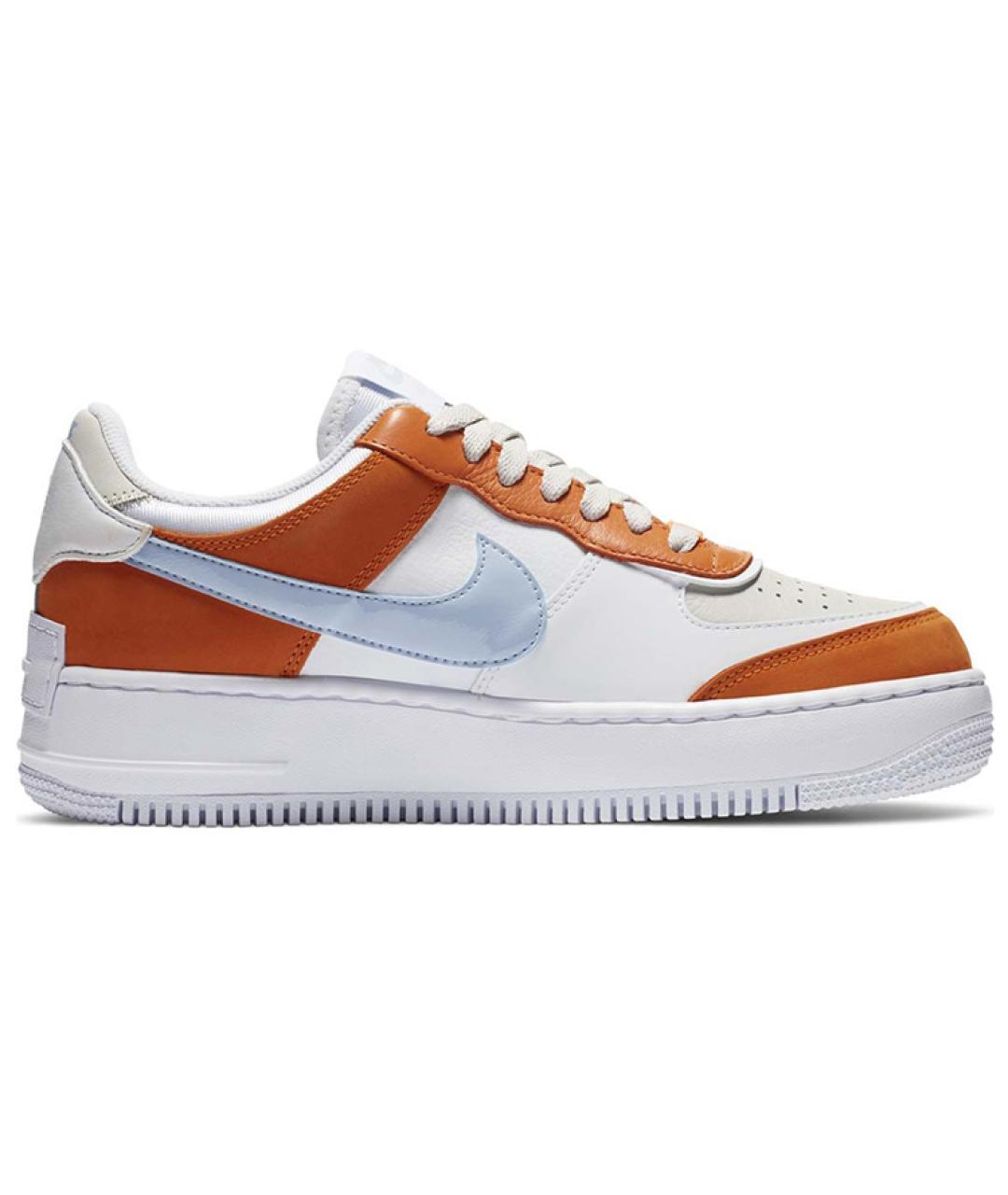 NIKE Белые кожаные кроссовки, фото 2