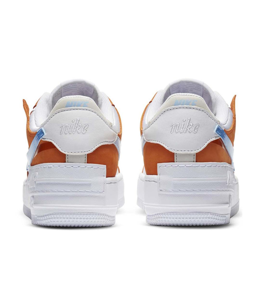 NIKE Белые кожаные кроссовки, фото 3