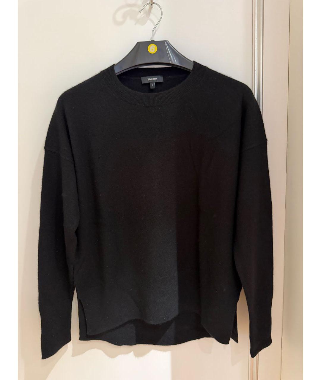 THEORY Черный кашемировый джемпер / свитер, фото 5