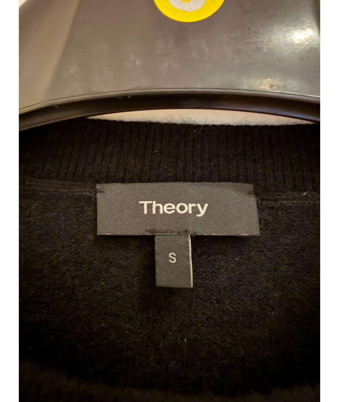 THEORY Черный кашемировый джемпер / свитер, фото 3