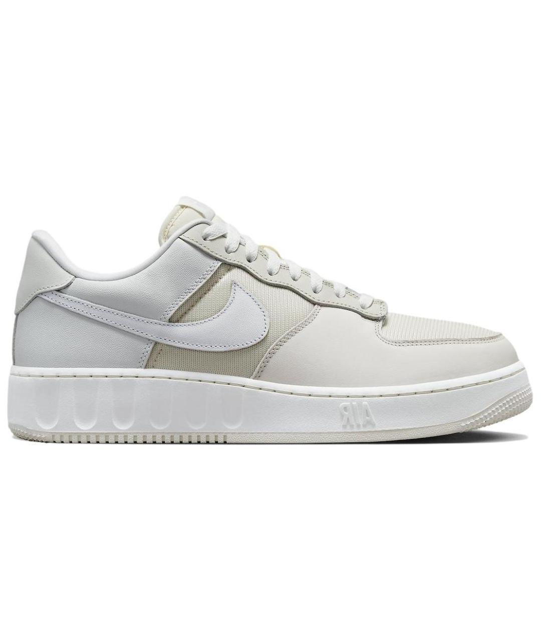 NIKE Белые кожаные низкие кроссовки / кеды, фото 1