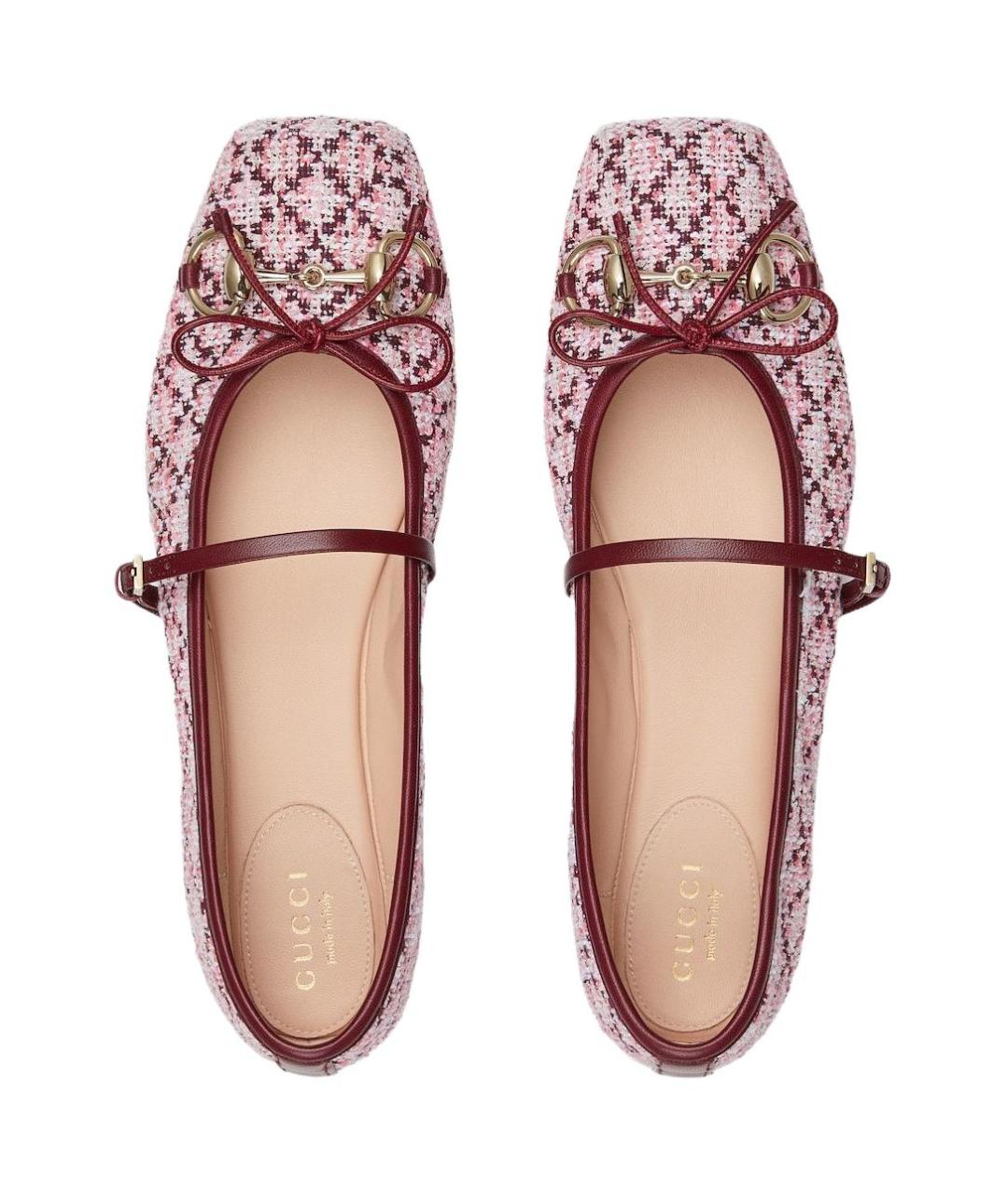 GUCCI Розовые балетки, фото 4