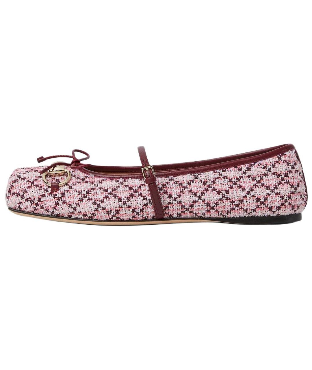 GUCCI Розовые балетки, фото 2