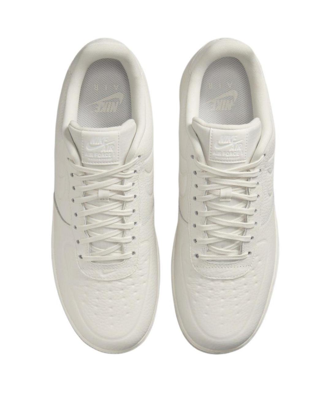 NIKE Белые кожаные кроссовки, фото 4