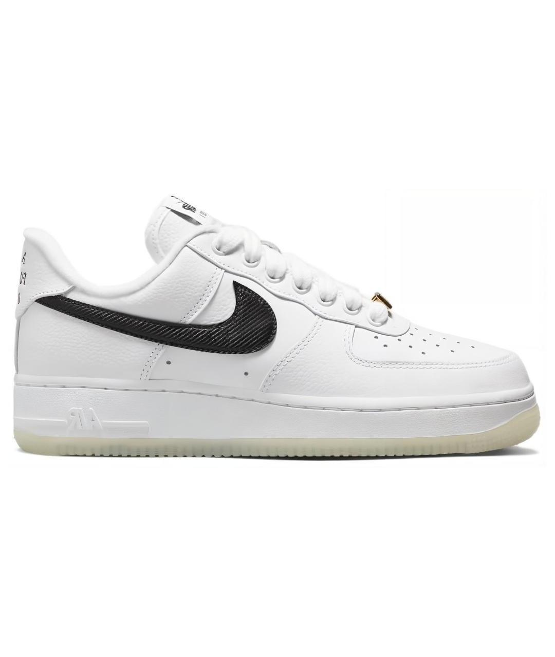 NIKE Белые кожаные кроссовки, фото 1