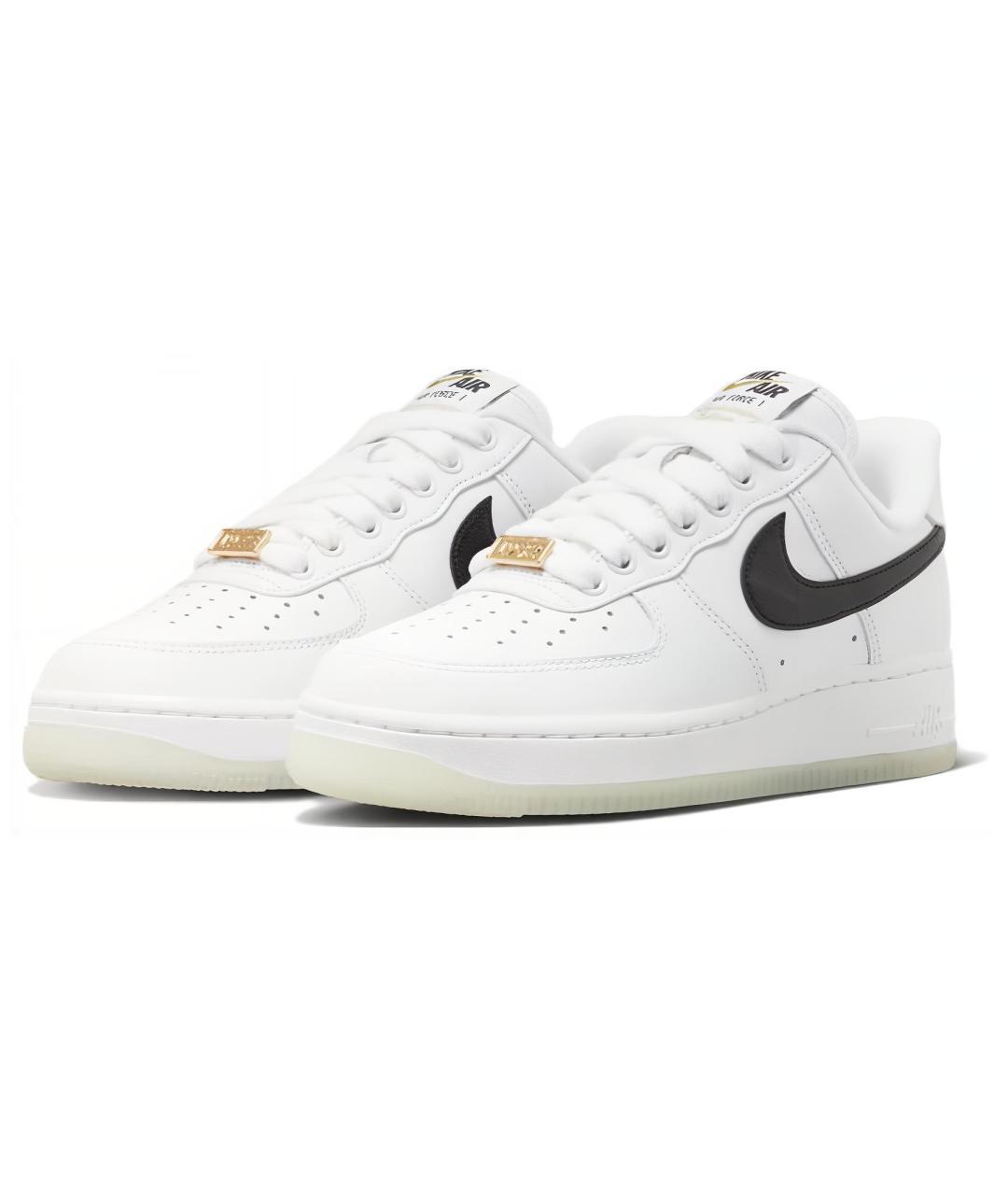 NIKE Белые кожаные кроссовки, фото 4