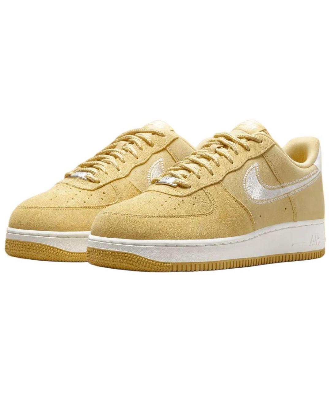 NIKE Бежевые низкие кроссовки / кеды, фото 3