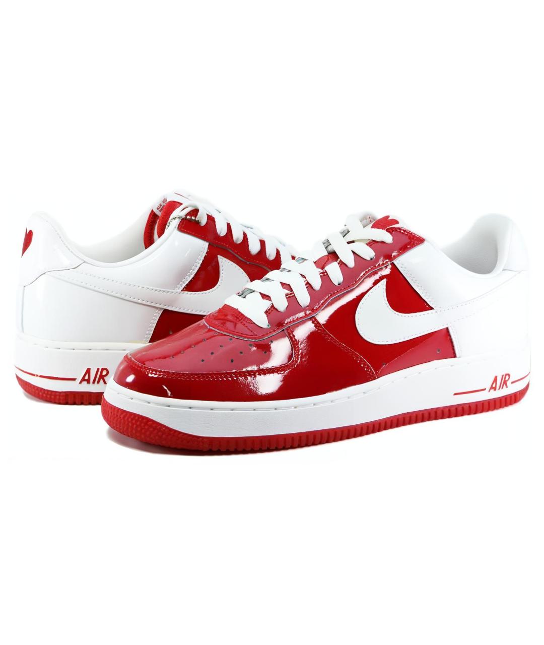 NIKE Красные низкие кроссовки / кеды, фото 4