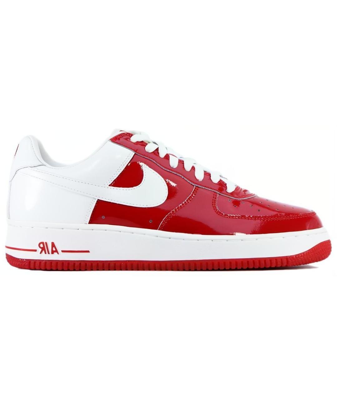 NIKE Красные низкие кроссовки / кеды, фото 1