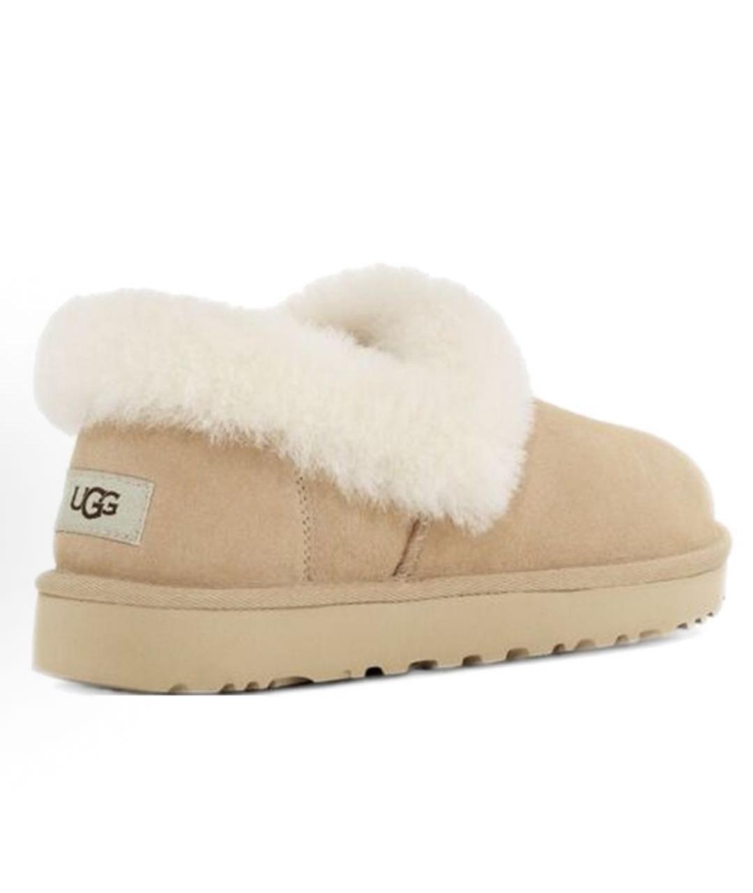 UGG AUSTRALIA Бежевые замшевые ботинки, фото 2
