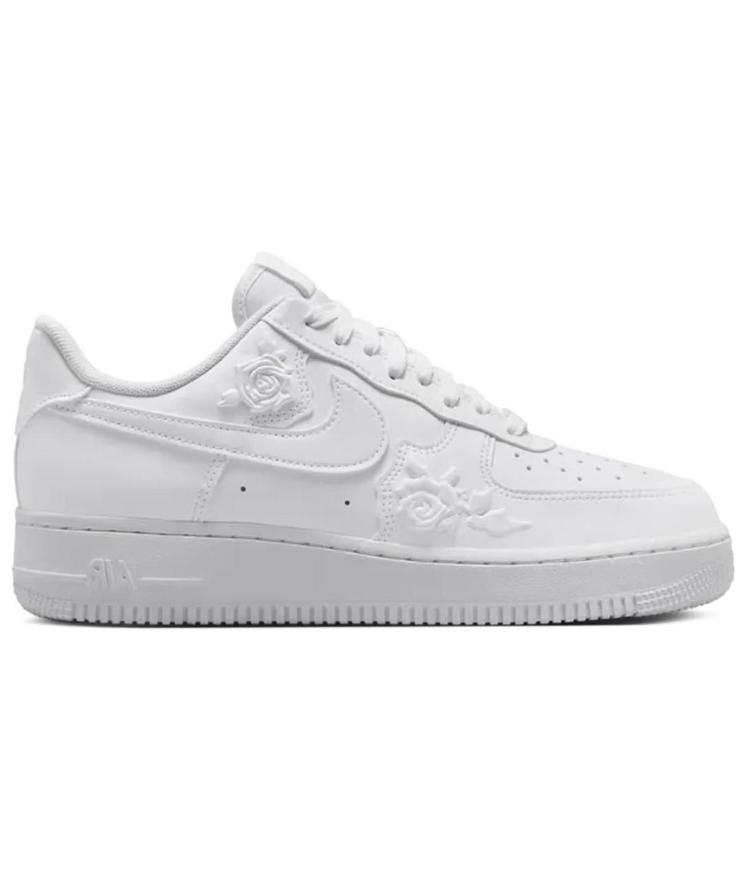 NIKE Белые кожаные кроссовки, фото 1