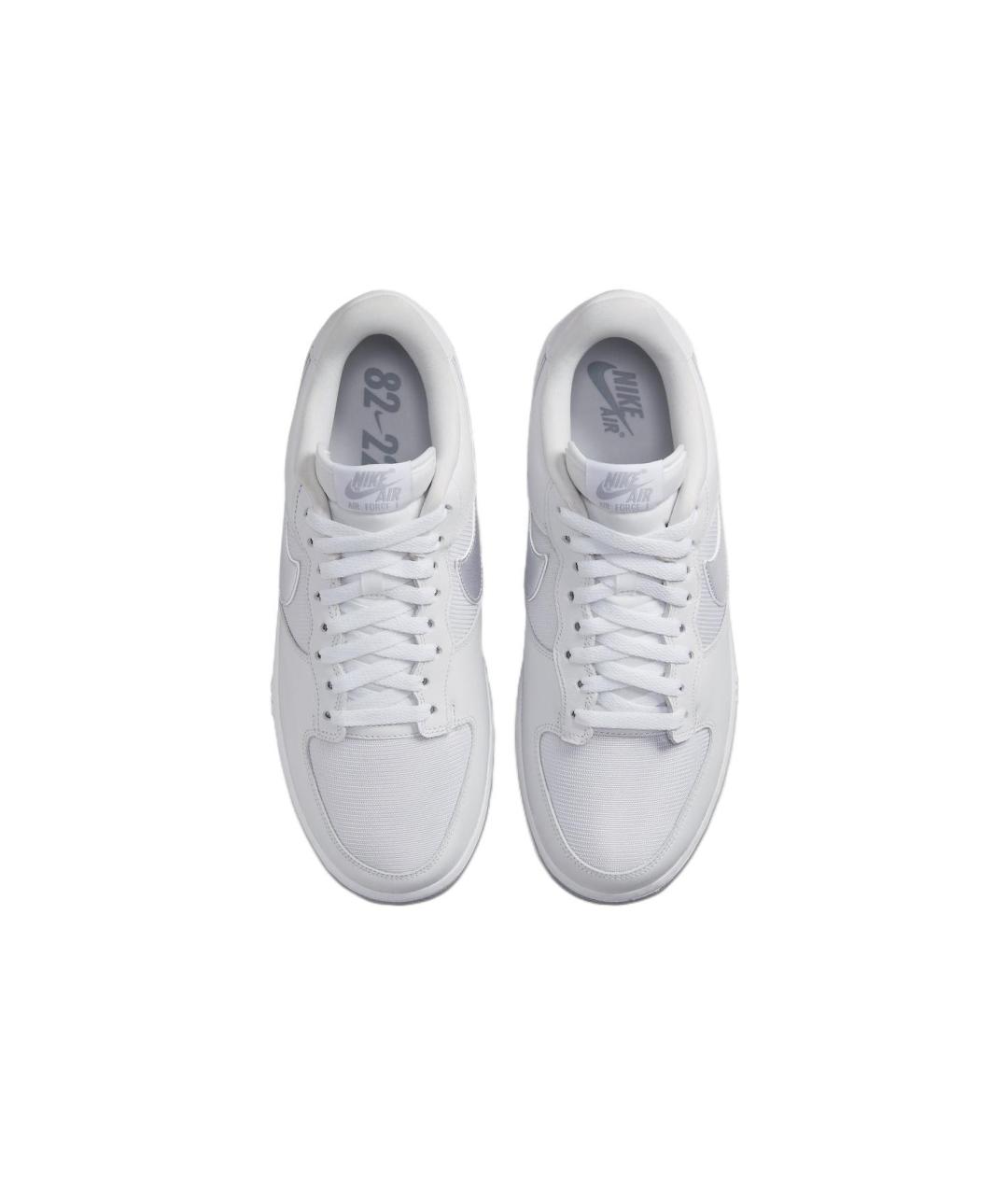 NIKE Белые кожаные низкие кроссовки / кеды, фото 5