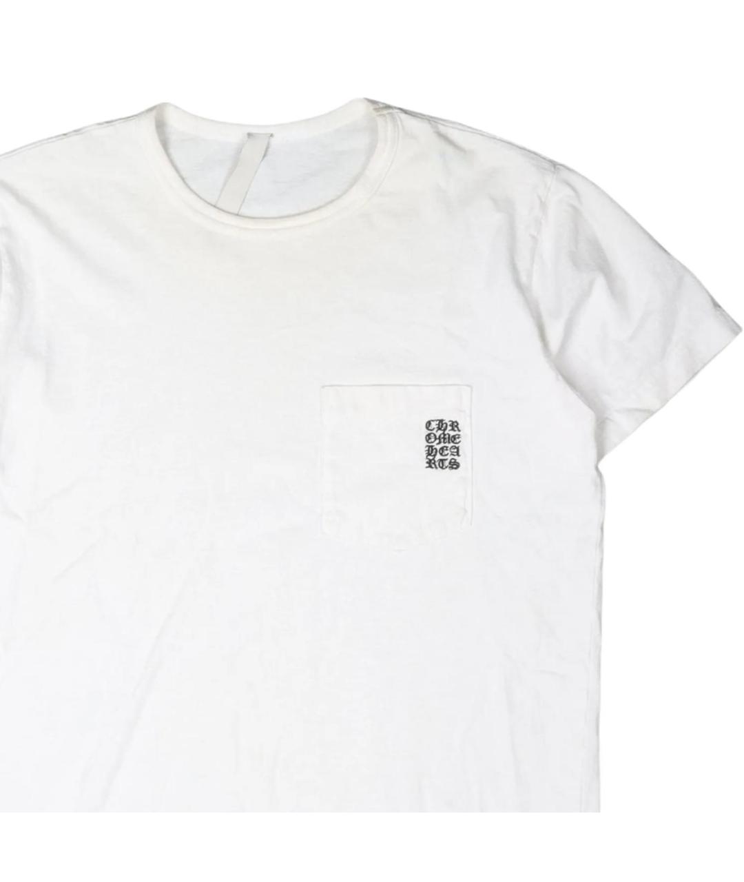 CHROME HEARTS Белая футболка, фото 3