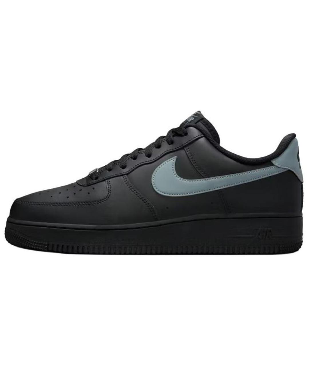 NIKE Черные кожаные кроссовки, фото 5