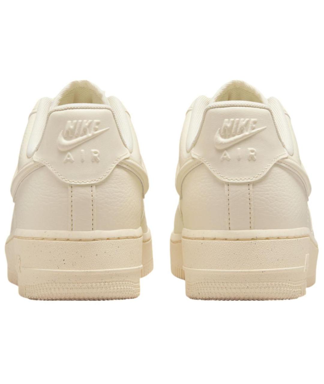 NIKE Бежевые кожаные кроссовки, фото 6