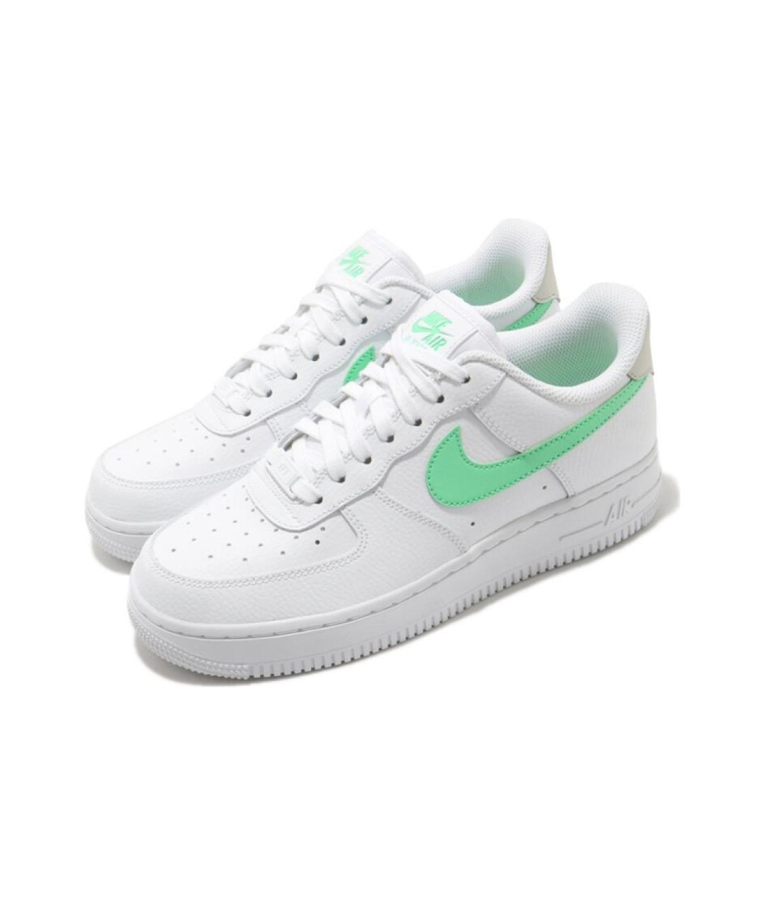 NIKE Белые кожаные кроссовки, фото 3