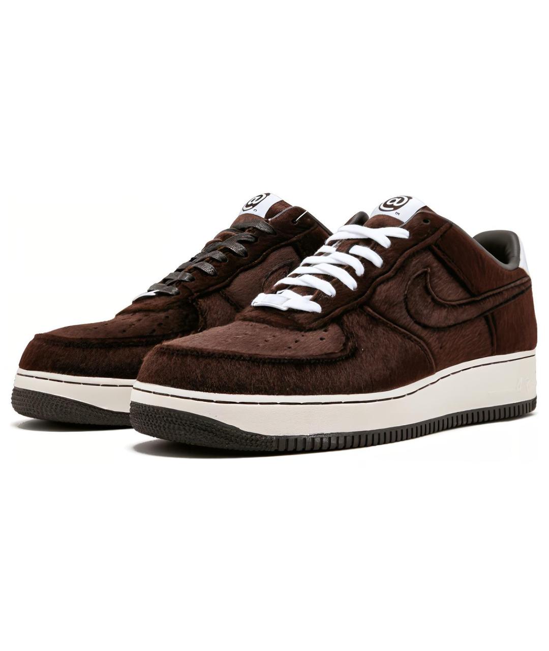 NIKE Коричневые низкие кроссовки / кеды, фото 3