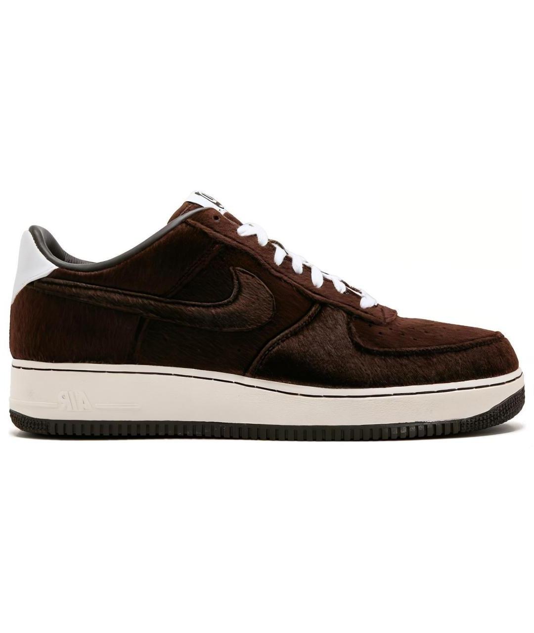 NIKE Коричневые низкие кроссовки / кеды, фото 1
