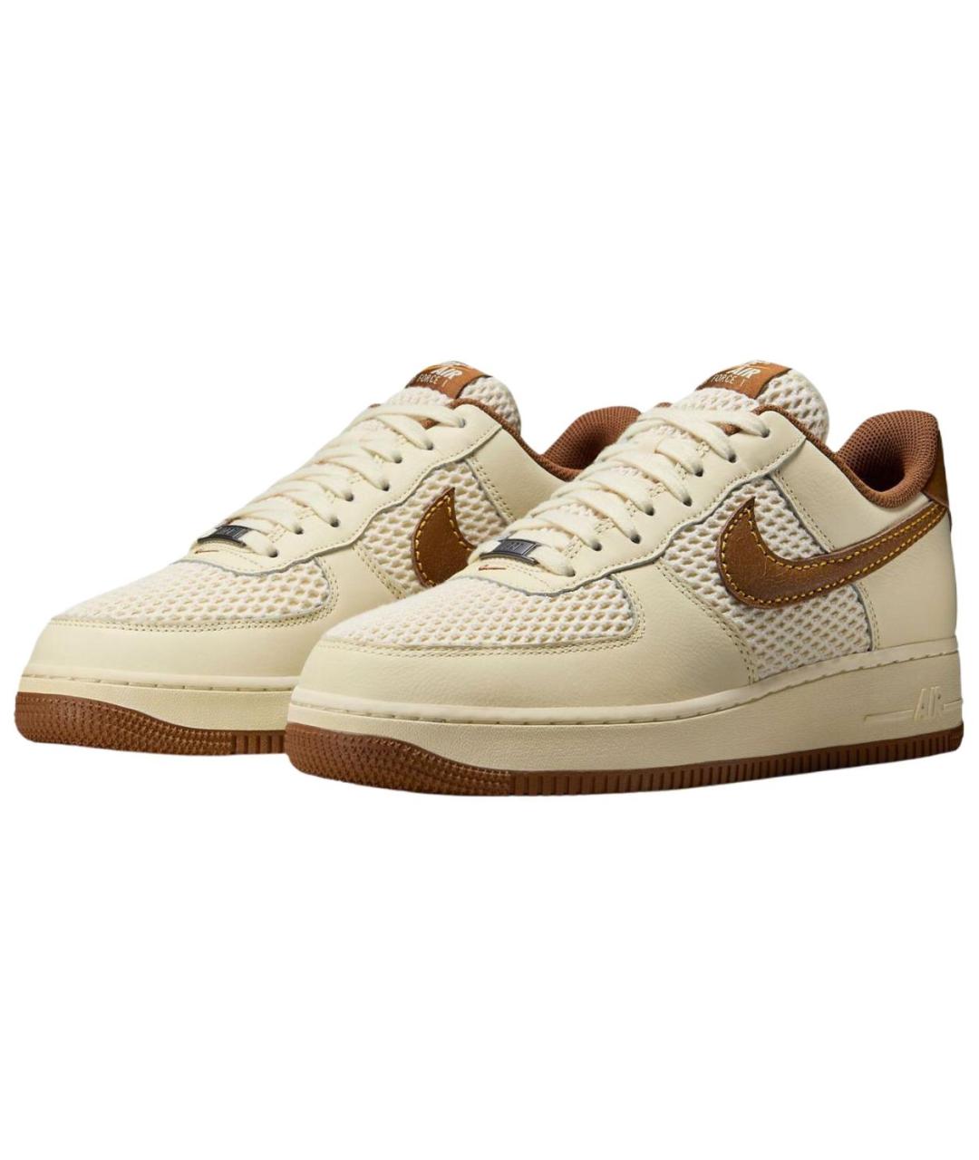 NIKE Бежевые низкие кроссовки / кеды, фото 4