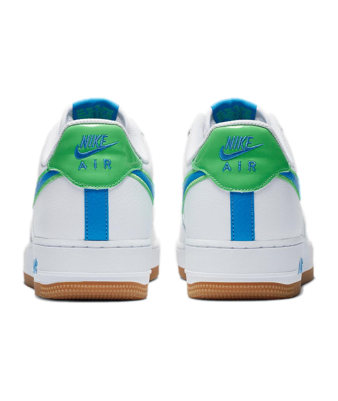 NIKE Белые кожаные низкие кроссовки / кеды, фото 6