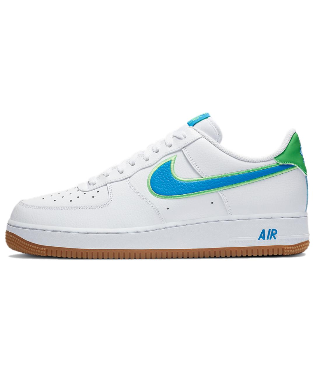 NIKE Белые кожаные низкие кроссовки / кеды, фото 2
