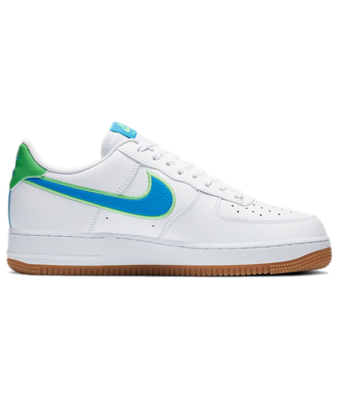 NIKE Белые кожаные низкие кроссовки / кеды, фото 3