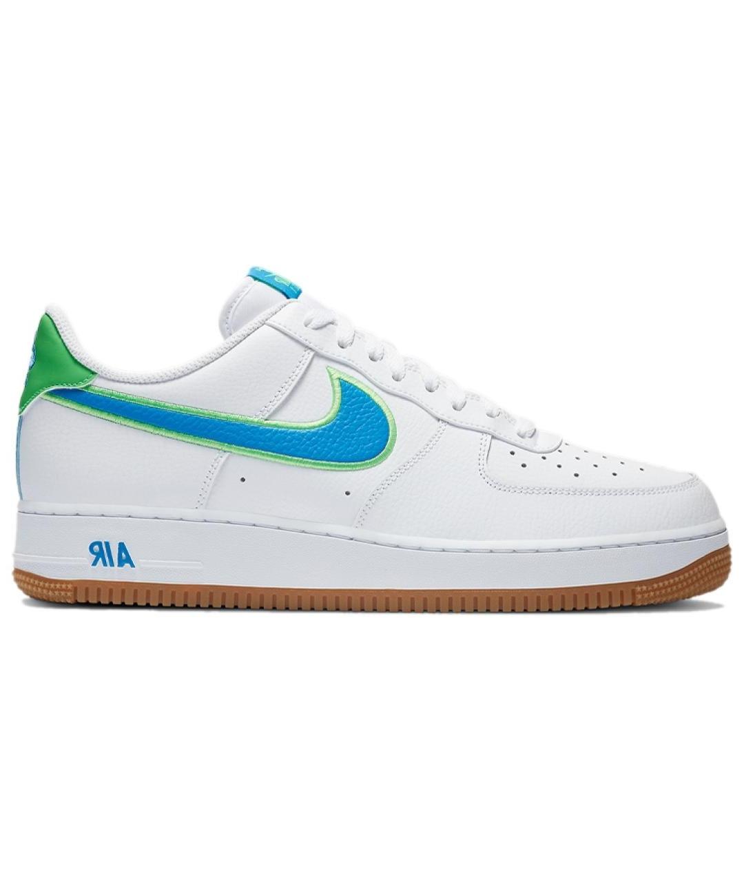 NIKE Белые кожаные низкие кроссовки / кеды, фото 1