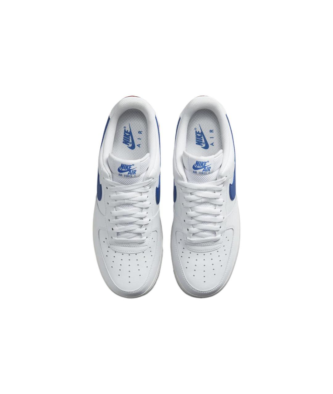 NIKE Белые кожаные низкие кроссовки / кеды, фото 5