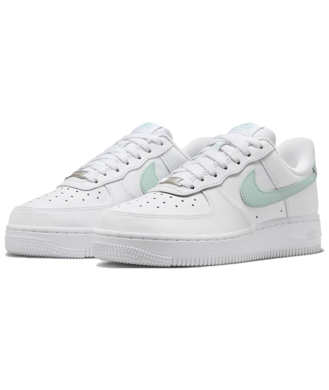NIKE Белые кожаные кроссовки, фото 3