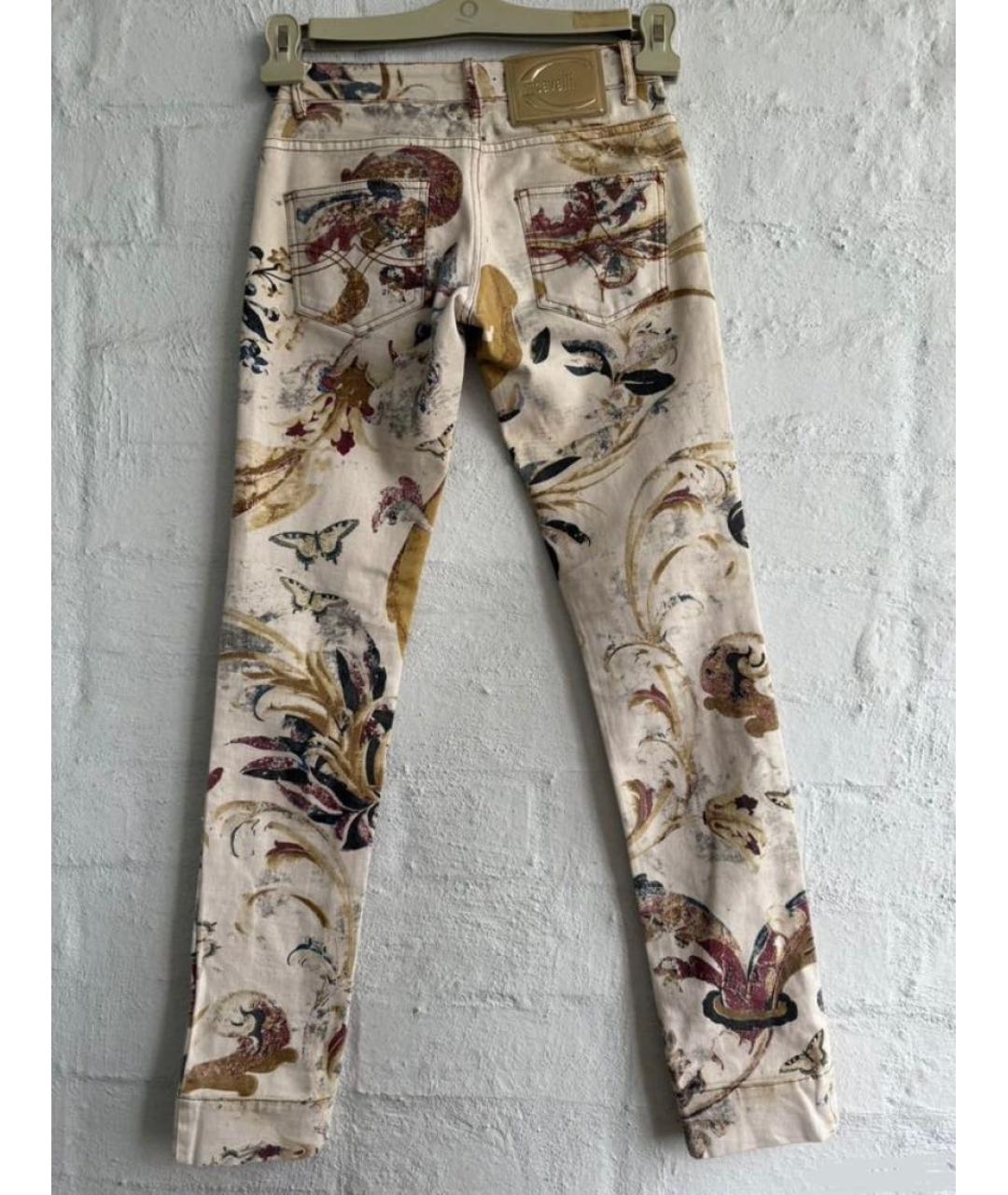 JUST CAVALLI Мульти хлопко-эластановые джинсы слим, фото 2