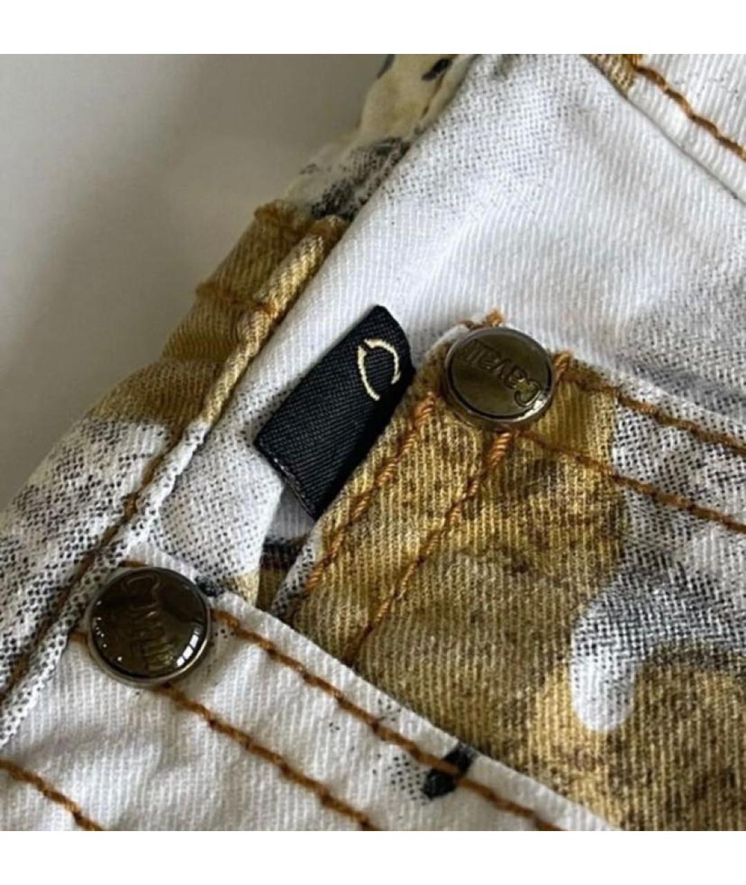 JUST CAVALLI Мульти хлопко-эластановые джинсы слим, фото 7