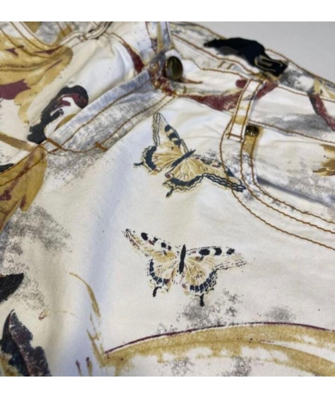 JUST CAVALLI Мульти хлопко-эластановые джинсы слим, фото 8