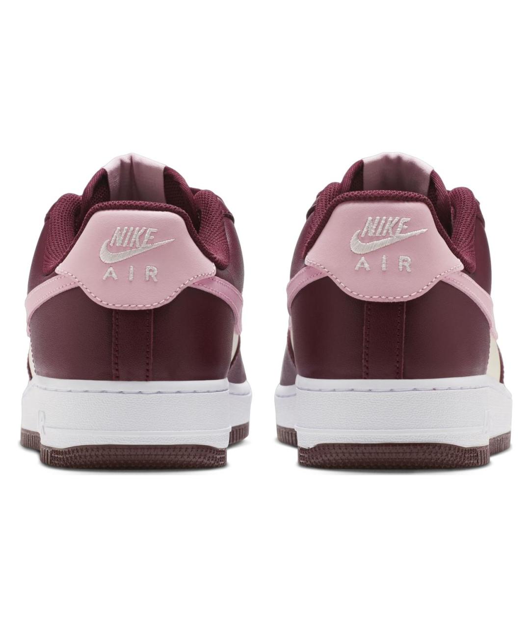 NIKE Бордовые кожаные кроссовки, фото 6