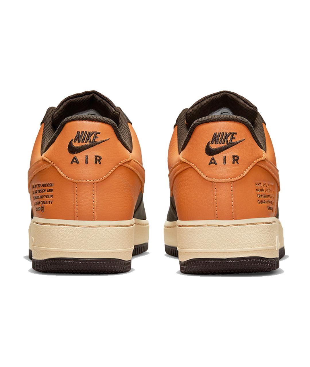NIKE Оранжевые низкие кроссовки / кеды, фото 6