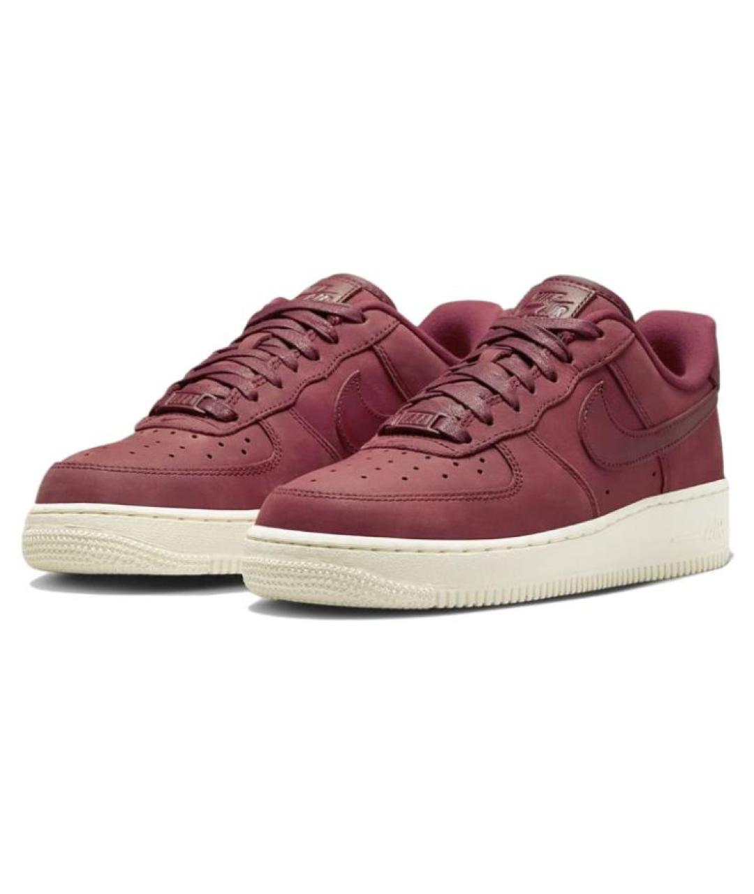 NIKE Красные кожаные кроссовки, фото 4