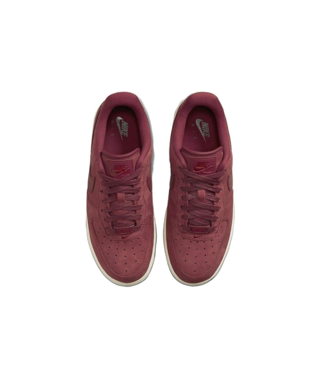 NIKE Красные кожаные кроссовки, фото 5