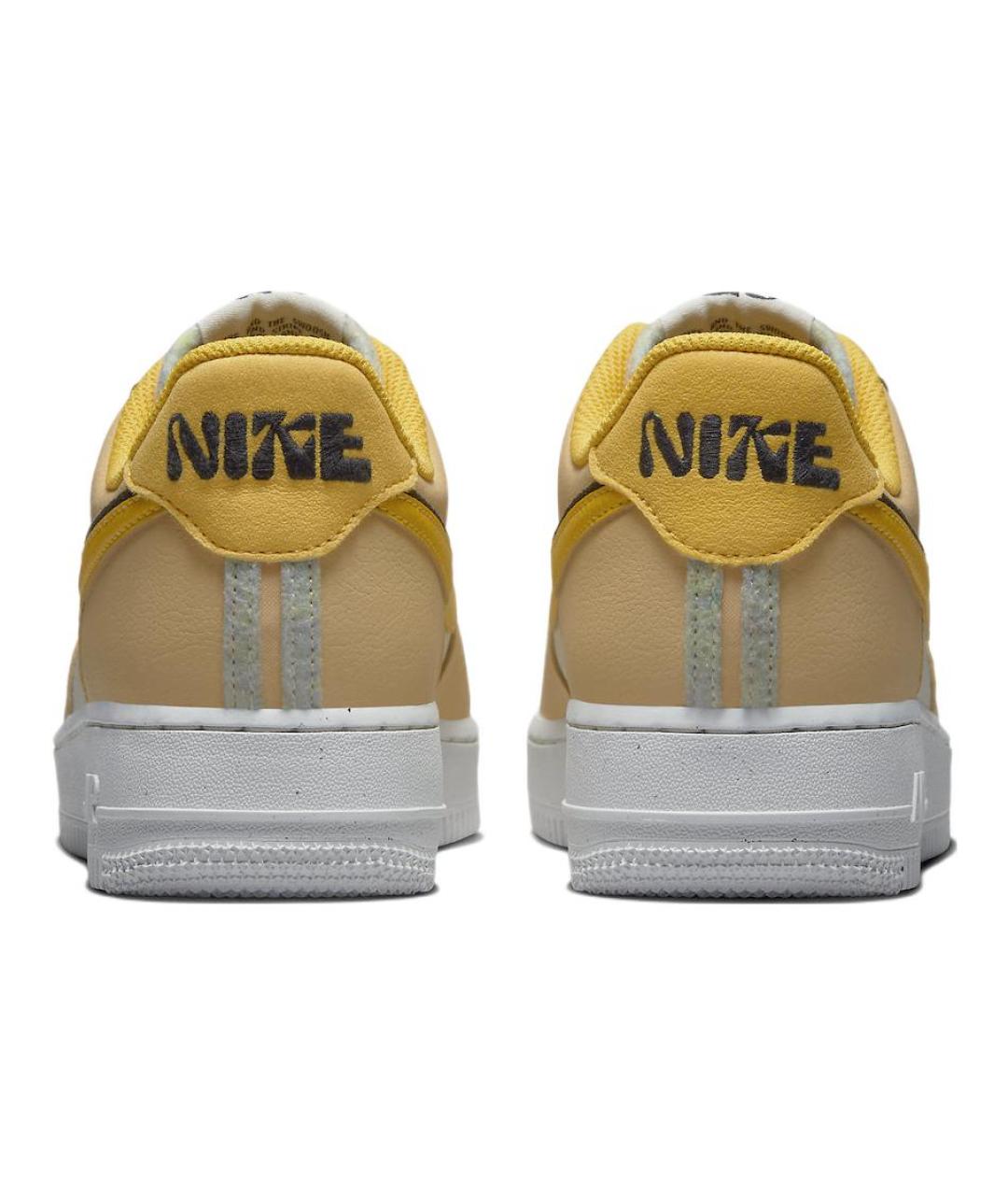 NIKE Желтые кожаные кроссовки, фото 6