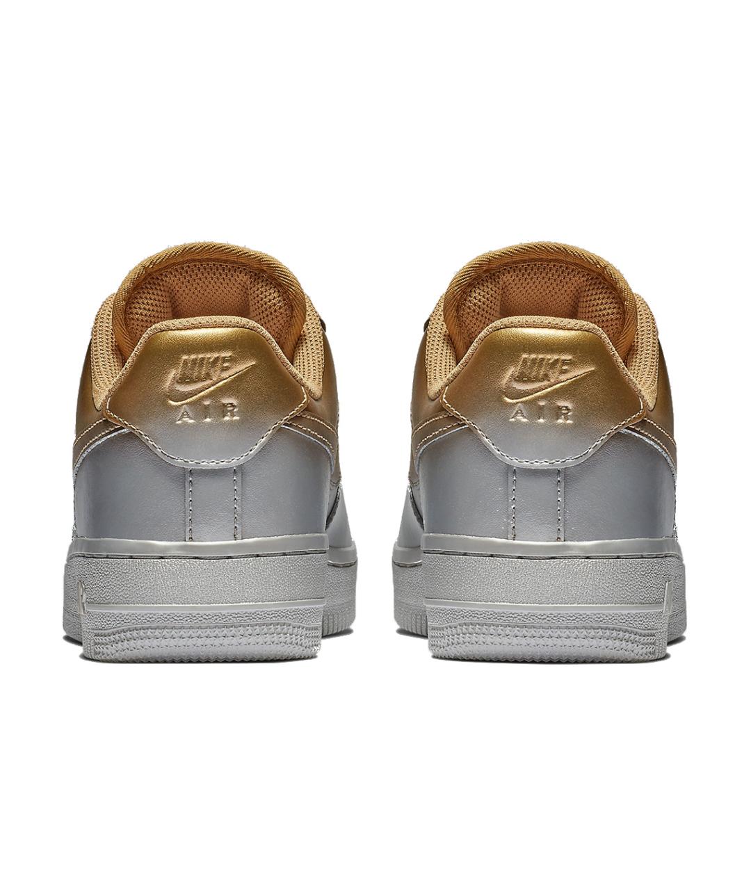 NIKE Золотые кожаные кроссовки, фото 6