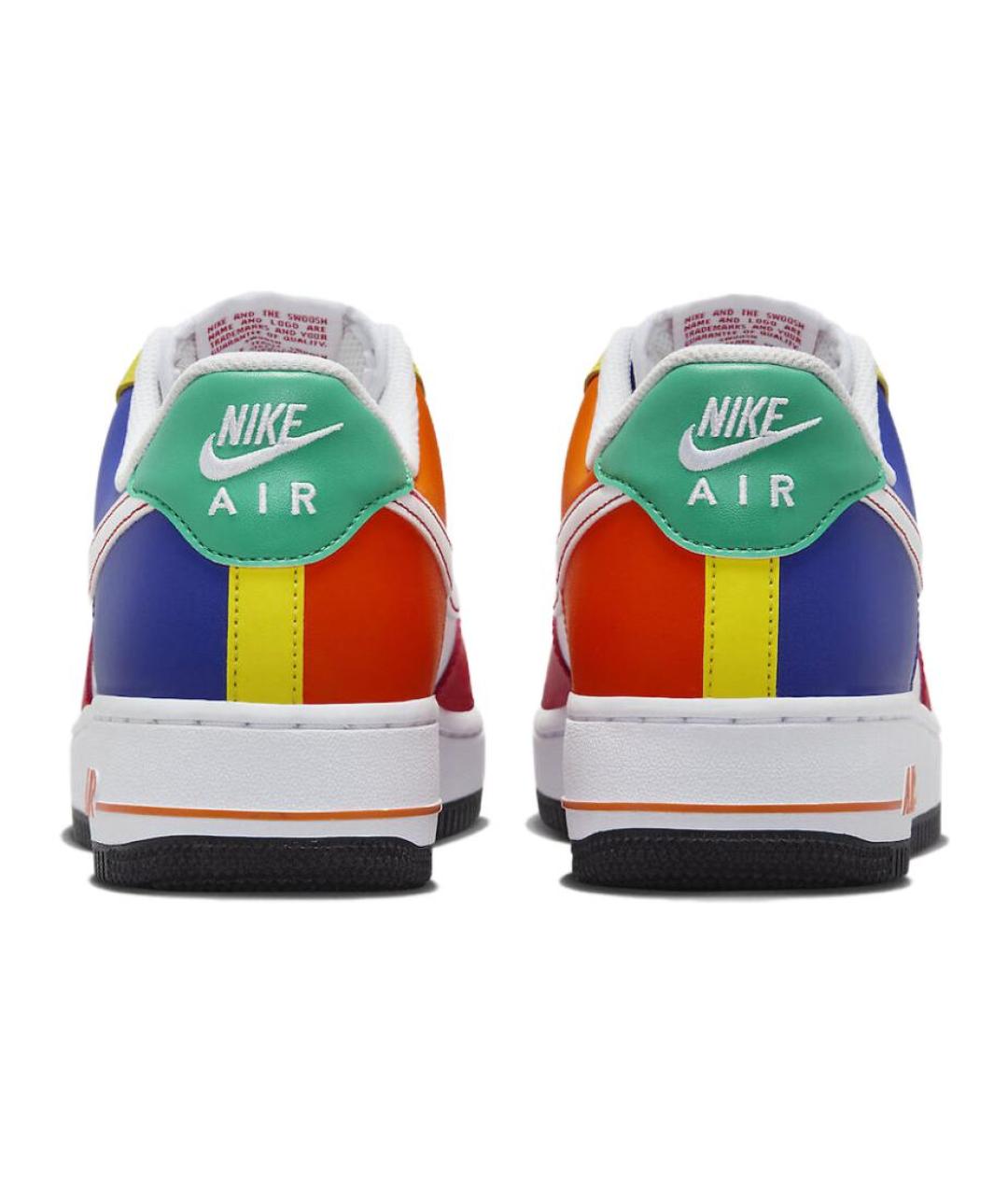 NIKE Белые кожаные низкие кроссовки / кеды, фото 6
